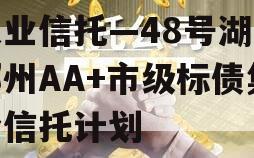 大业信托—48号湖南郴州AA+市级标债集合信托计划