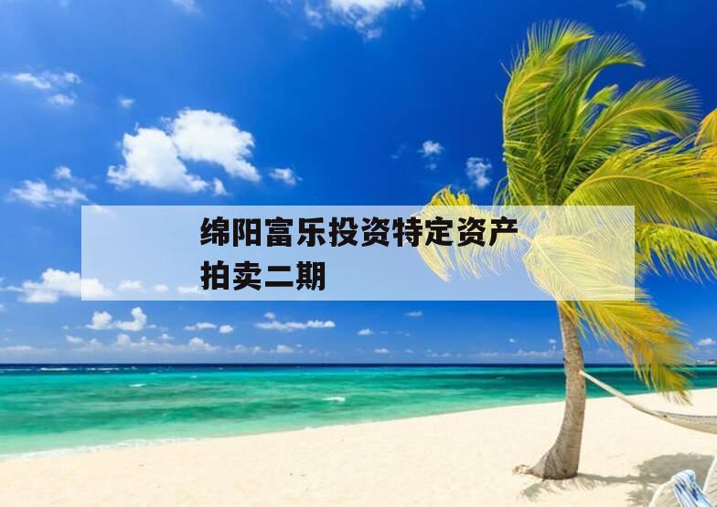 绵阳富乐投资特定资产拍卖二期