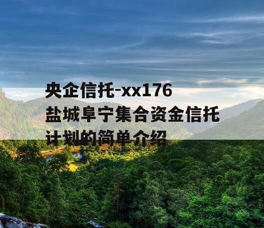 央企信托-xx176盐城阜宁集合资金信托计划的简单介绍