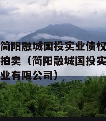 简阳融城国投实业债权拍卖（简阳融城国投实业有限公司）