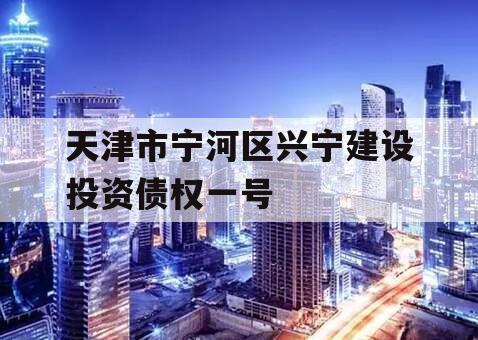 天津市宁河区兴宁建设投资债权一号