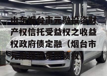 山东烟台市元融投资财产权信托受益权之收益权政府债定融（烟台市元融投资集团债权）