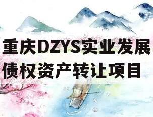 重庆DZYS实业发展债权资产转让项目