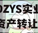 重庆DZYS实业发展债权资产转让项目