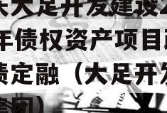 重庆大足开发建设2023年债权资产项目政府债定融（大足开发投资集团）