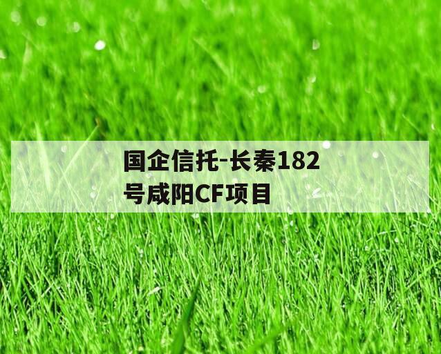 国企信托-长秦182号咸阳CF项目