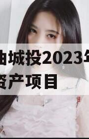 江油城投2023年债权资产项目