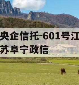 央企信托-601号江苏阜宁政信