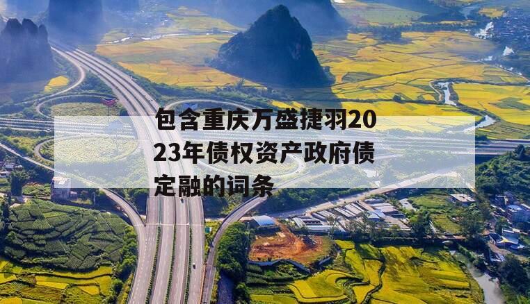 包含重庆万盛捷羽2023年债权资产政府债定融的词条