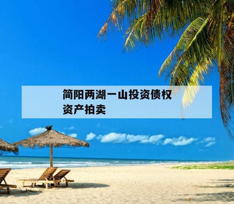 简阳两湖一山投资债权资产拍卖