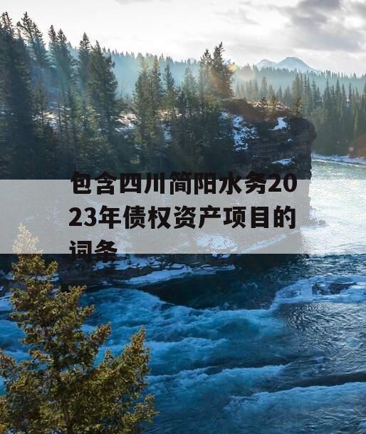 包含四川简阳水务2023年债权资产项目的词条