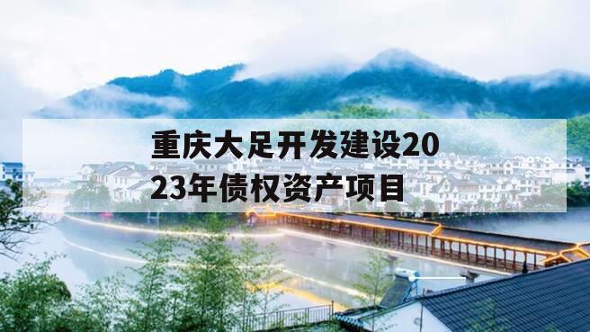 重庆大足开发建设2023年债权资产项目