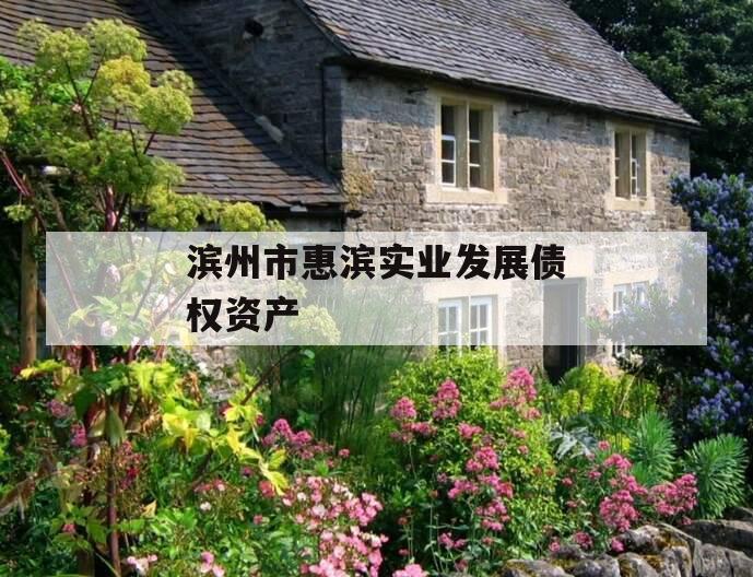 滨州市惠滨实业发展债权资产