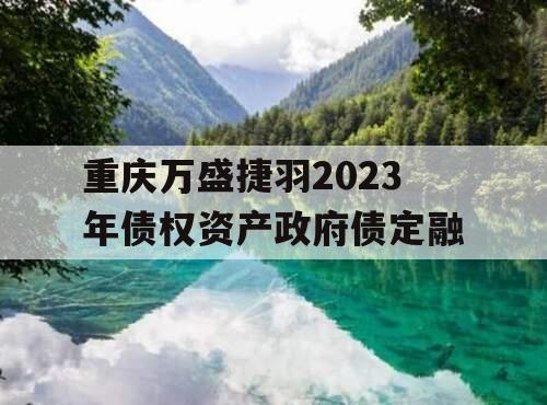 重庆万盛捷羽2023年债权资产政府债定融