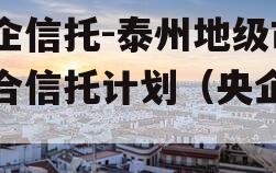 央企信托-泰州地级市集合信托计划（央企信托）