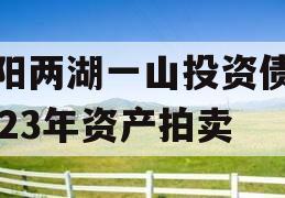 简阳两湖一山投资债权2023年资产拍卖