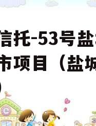 央企信托-53号盐城地级市项目（盐城央企名单）