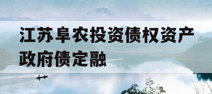 江苏阜农投资债权资产政府债定融