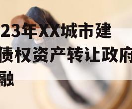 2023年XX城市建投债权资产转让政府债定融