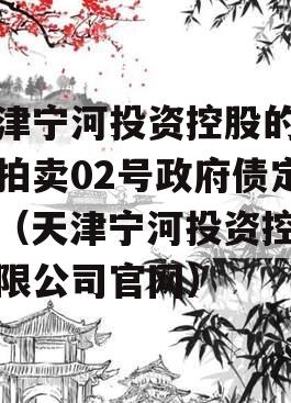 天津宁河投资控股的债权拍卖02号政府债定融（天津宁河投资控股有限公司官网）