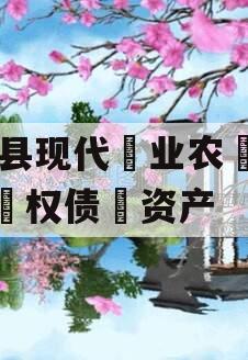 JT县现代‮业农‬投资‮权债‬资产