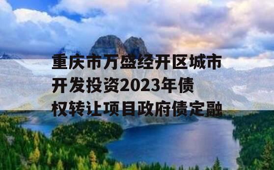 重庆市万盛经开区城市开发投资2023年债权转让项目政府债定融