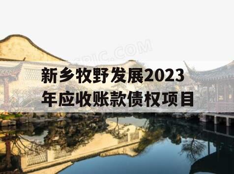 新乡牧野发展2023年应收账款债权项目