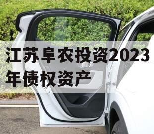 江苏阜农投资2023年债权资产