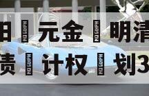 洛阳‮元金‬明清2023债‮计权‬划3号