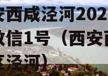 西安西咸泾河2023年政信1号（西安西咸新区泾河）