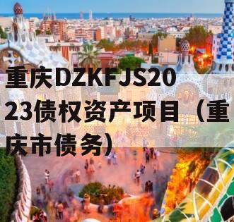 重庆DZKFJS2023债权资产项目（重庆市债务）