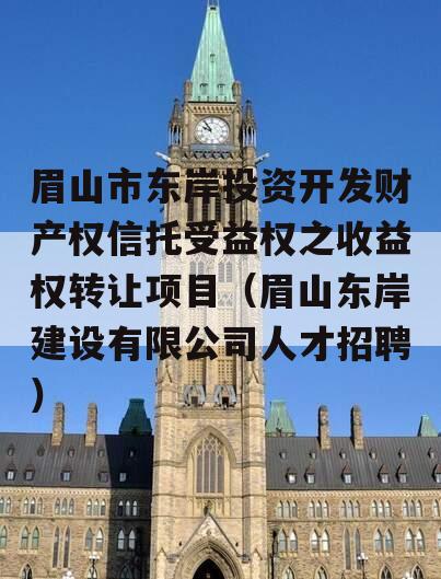 眉山市东岸投资开发财产权信托受益权之收益权转让项目（眉山东岸建设有限公司人才招聘）