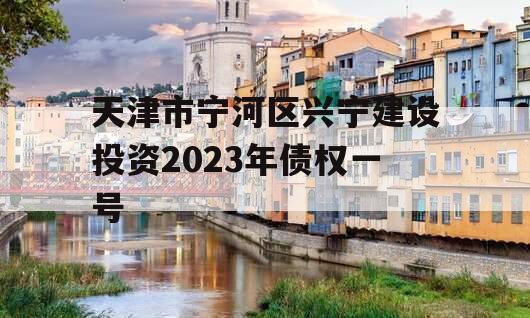 天津市宁河区兴宁建设投资2023年债权一号