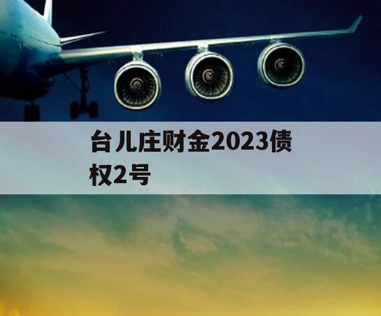 台儿庄财金2023债权2号