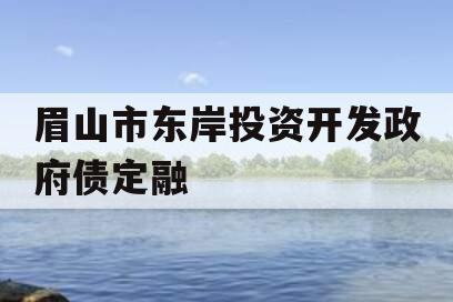 眉山市东岸投资开发政府债定融