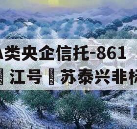 A类央企信托-861‮江号‬苏泰兴非标