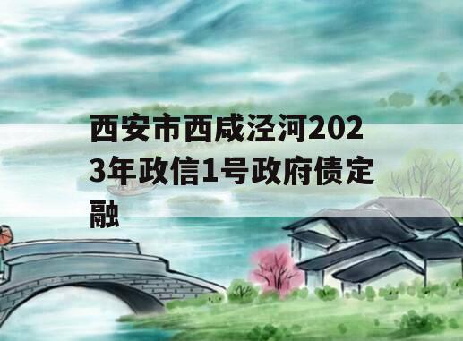 西安市西咸泾河2023年政信1号政府债定融