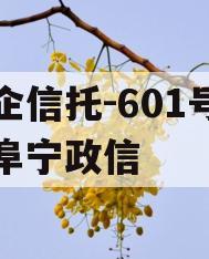 央企信托-601号江苏阜宁政信