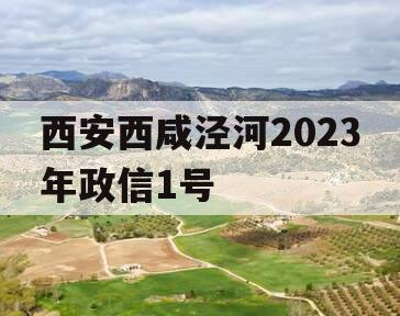 西安西咸泾河2023年政信1号