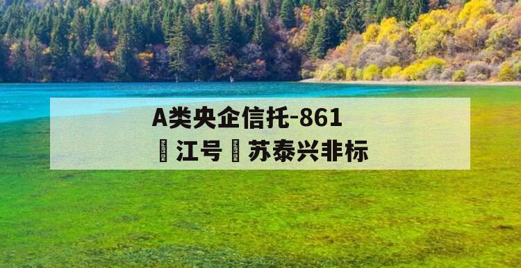 A类央企信托-861‮江号‬苏泰兴非标