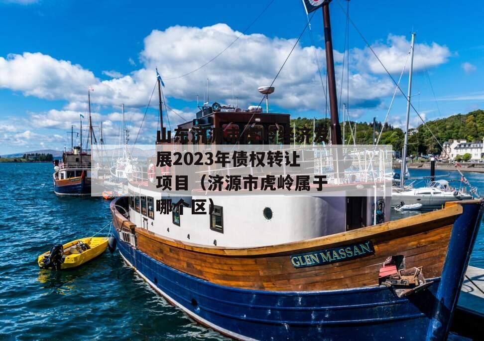 山东济源市虎岭经济发展2023年债权转让项目（济源市虎岭属于哪个区）