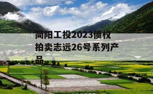 简阳工投2023债权拍卖志远26号系列产品