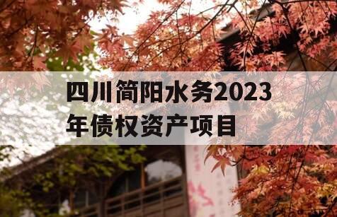 四川简阳水务2023年债权资产项目