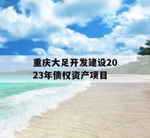 重庆大足开发建设2023年债权资产项目