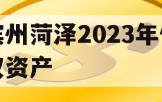 滨州菏泽2023年债权资产