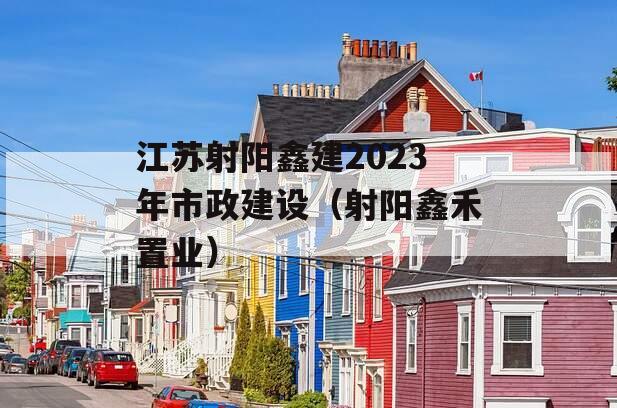 江苏射阳鑫建2023年市政建设（射阳鑫禾置业）