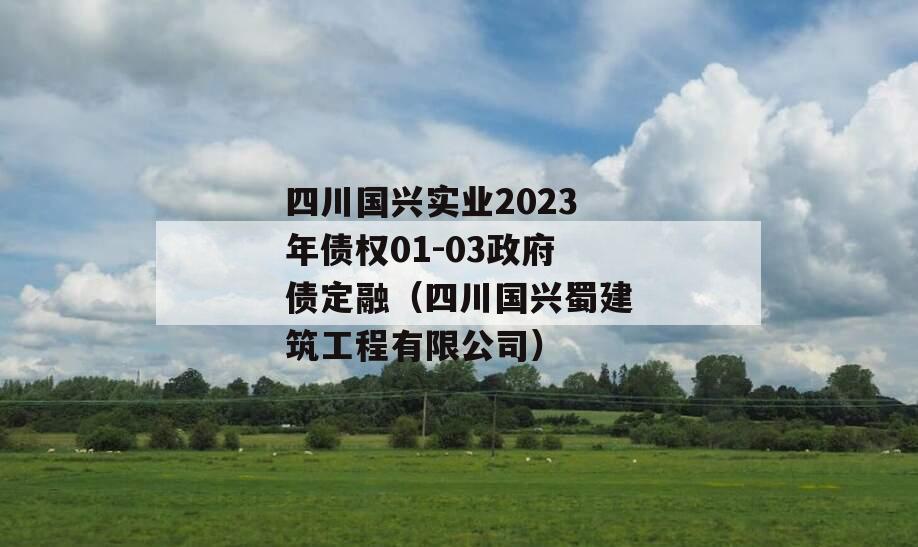 四川国兴实业2023年债权01-03政府债定融（四川国兴蜀建筑工程有限公司）