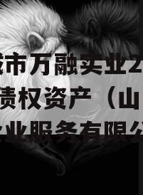 邹城市万融实业2023年债权资产（山东万融企业服务有限公司）