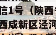 西安西咸泾河2023年政信1号（陕西省西安市西咸新区泾河新城沣泾大道东段1号）