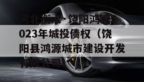 河北衡水·饶阳鸿源2023年城投债权（饶阳县鸿源城市建设开发有限公司）